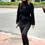 Bianca Censori abandons her wild style in favor of a conservative look for college visit