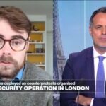 UK: Massive security operation in London as counterprotests organised