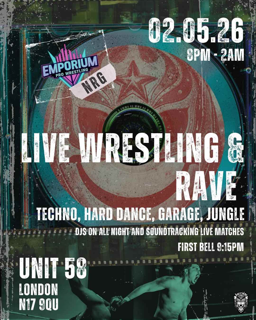 Wrestling & Rave Culture Rolled Into One Event:  Emporium NRG