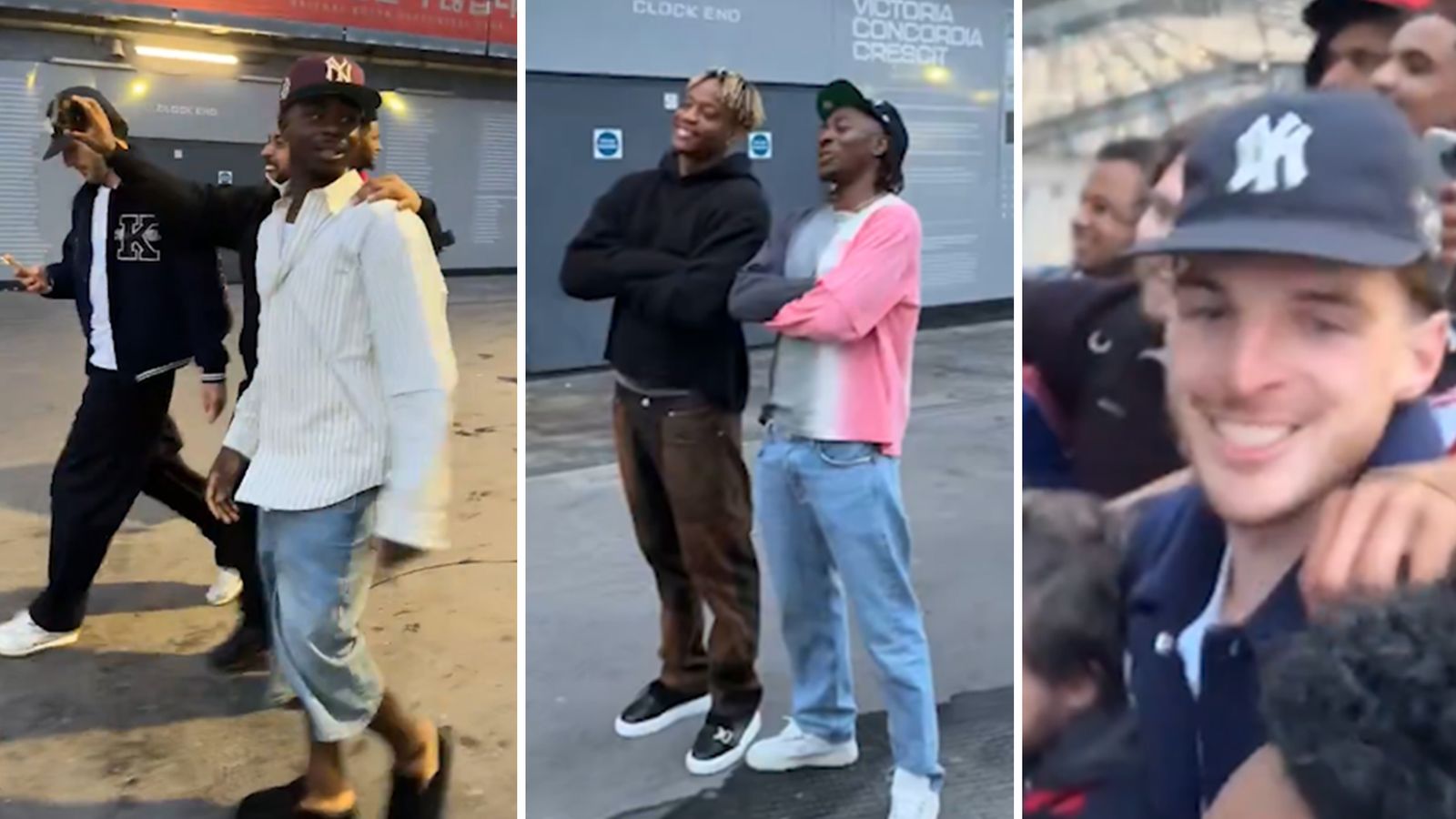 Arsenal players spotted celebrating Premier League win outside Emirates Stadium at 5am!