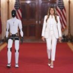 Enter Melania Trump, escorted by humanoid robot: ‘I’m Figure 03, a humanoid built for the United States of America’