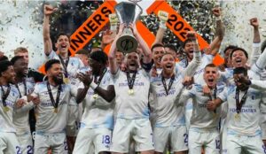 Aston Villa thrash Freiburg to win Europa League title