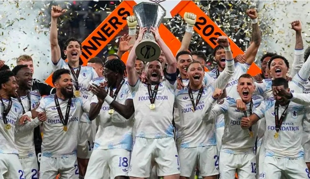 Aston Villa thrash Freiburg to win Europa League title