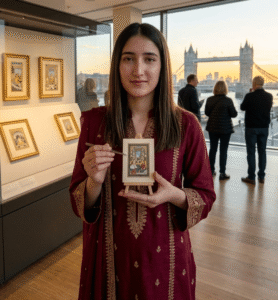 Creativity at Its Peak! 24-Year-Old Pakistani Artist Showcases Miniature Art in London