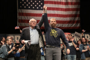 Lefty Senate candidate Graham Platner makes unthinkable gaffe, flubs Bernie Sanders’ name twice in fiery ‘Fight the Oligarchy’ rally