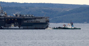 US carrier Ford arrives in Croatia for repairs