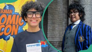 Moosa Mostafa booked Eugene on Wednesday before most kids his age finished school