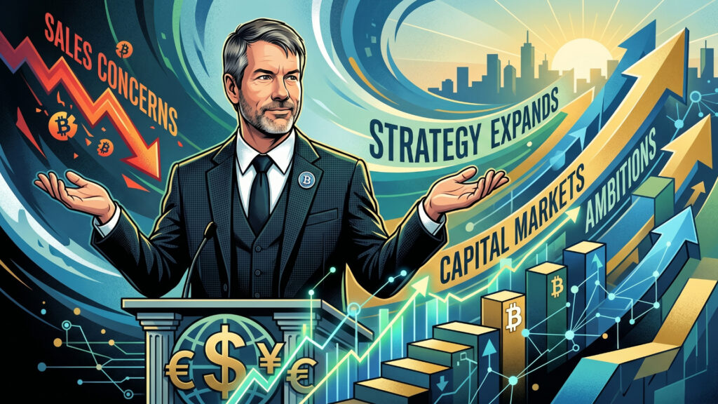 Saylor Shrugs Off Bitcoin Sale Concerns as Strategy Expands Capital Markets Ambitions