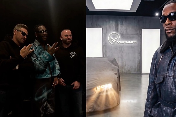 Custom Shop, Venuum, Announce It Is Creating A Widebody Kit For Burna Boy’s $3.5 Million Bugatti Chiron