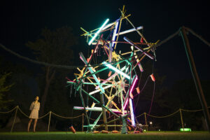 Thando Mama steals the spotlight at Spier Light Art Festival