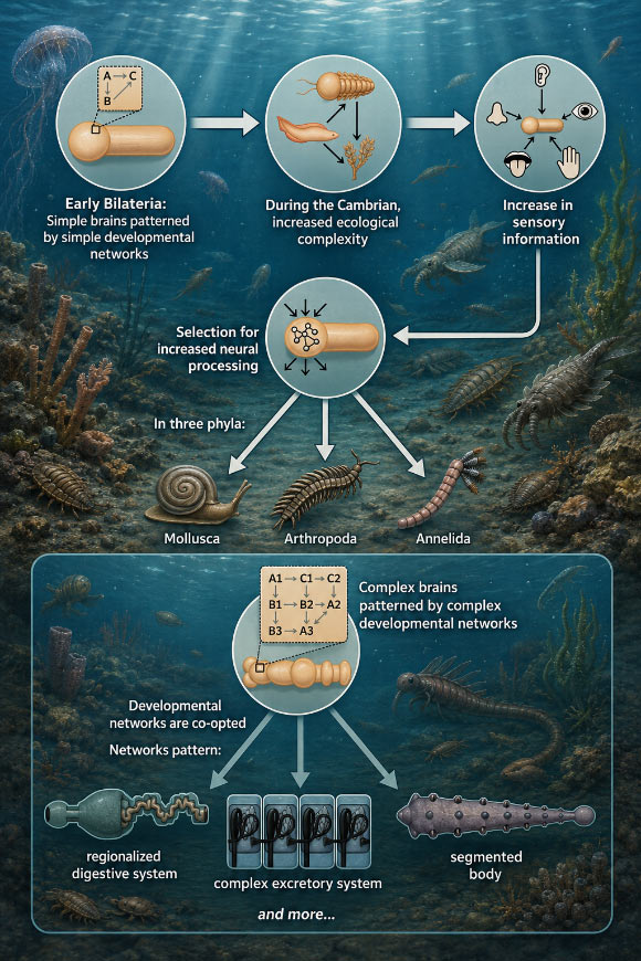 Rethinking the Cambrian Explosion: Before Shells and Limbs, There Was the Brain