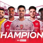 Arsenal win Premier League: Mikel Arteta’s side end 22-year wait for title