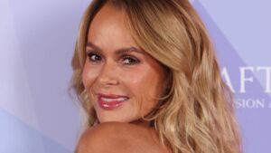 Amanda Holden debuts bombshell hair transformation in bold red leather mini dress