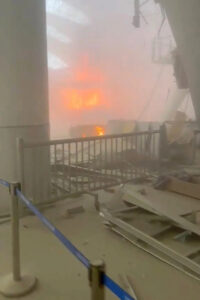 Officials say 63 injured in Iranian strikes that hit Kuwait airport
