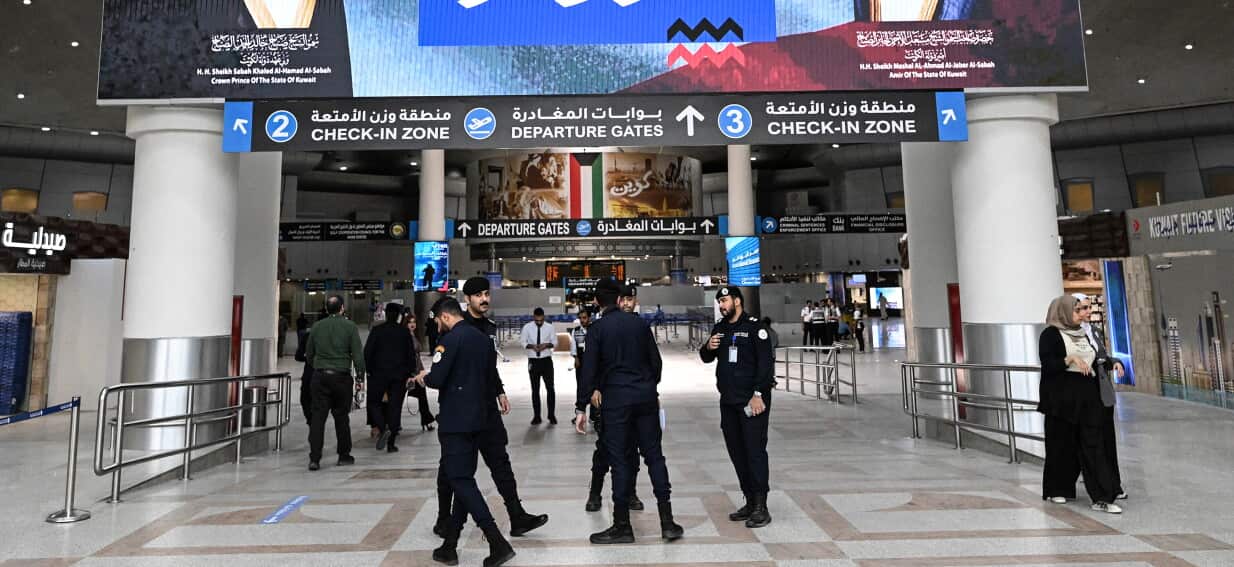 Drone attack kills one, forces closure of Kuwait airport as Iran and US trade strikes