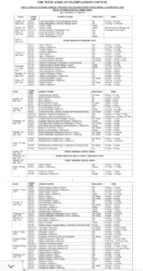 WAEC 2026 WASSCE Timetable Out: Exams Start April 21