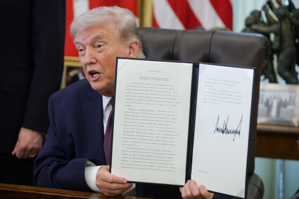 Nearly Two Dozen Democratic States Hit Trump With Elections Lawsuit