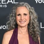 Andie MacDowell Wore Shiny Silver Loafers — Now ‘It’ Girls Are, Too