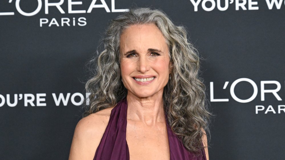 Andie MacDowell Wore Shiny Silver Loafers — Now ‘It’ Girls Are, Too