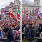 Thousands of British patriots join in The Lord’s Prayer to kick off Unite the Kingdom rally in London