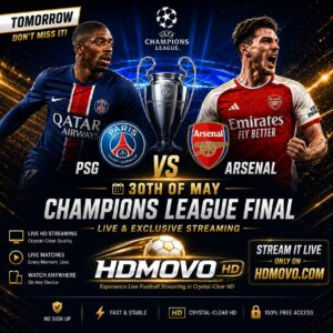 [Trending]  Where to Watch Champions League Final: PSG vs Arsenal Today