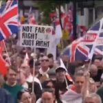 UK: Tens of thousands march in London in two separate protests
