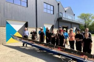 Rare six-seat sculling vessel given to city rowing club