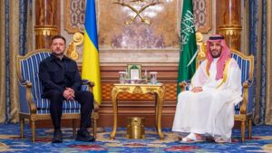 Zelenskyy In Saudi Arabia For Defense Talks As Russia Continues To Pound Ukraine