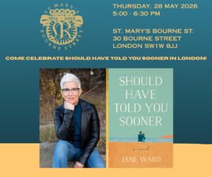 Author Jane Ward will celebrate the spring release of Should Have Told You Sooner in the city where Noel and Bryn’s story began – London! Join Jane Ward for a brief reading, conversation, and canapés, and help her celebrate the London launch of her f