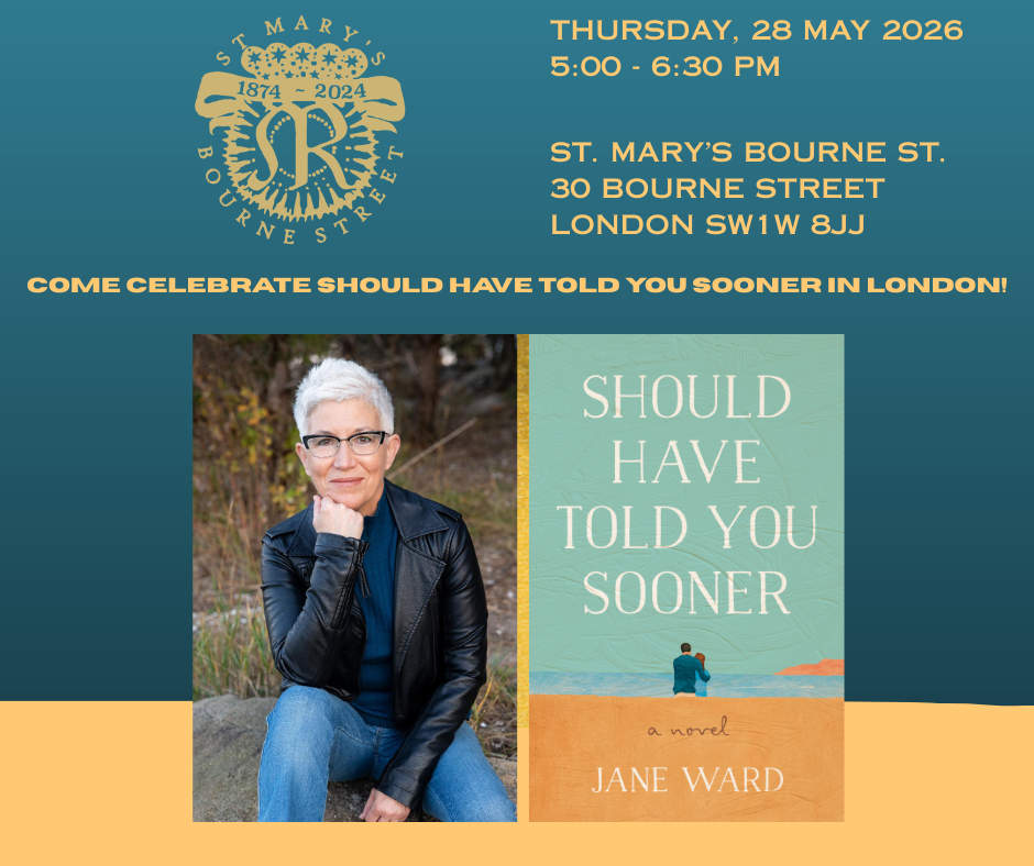 Author Jane Ward will celebrate the spring release of Should Have Told You Sooner in the city where Noel and Bryn’s story began – London! Join Jane Ward for a brief reading, conversation, and canapés, and help her celebrate the London launch of her f