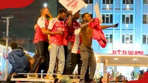 Eldoret: 8 Arsenal fans arrested, charged over rowdy EPL victory celebrations