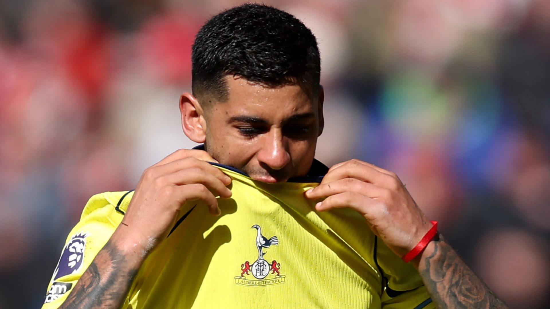 Celebrity Tottenham fans calls Cristian Romero an ‘irredeemable d*ckhead’ for decision to NOT attend crucial Everton Premier League relegation clash
