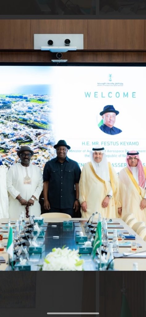 Keyamo Holds High-Level Aviation Talks in Riyadh Ahead of 2026 Hajj Operations