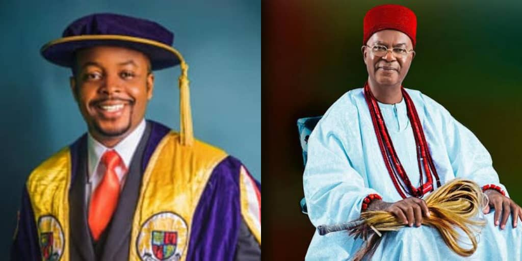 Obi of Onitsha congratulates The Delborough Lagos Founder on Oxford, Harvard trainings