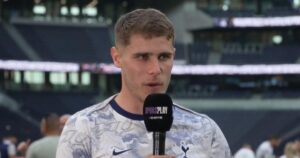 Micky van de Ven drops hint over Tottenham future after Liverpool transfer link