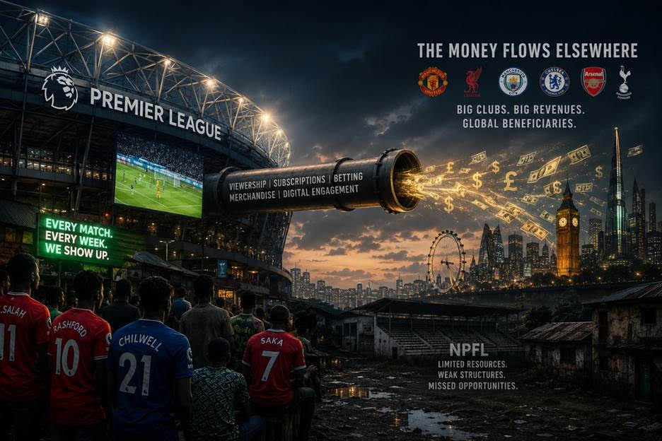 Nigeria loves the Premier League but the money flows elsewhere