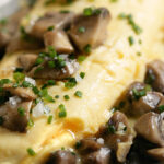 Rolled Mushroom Omelet