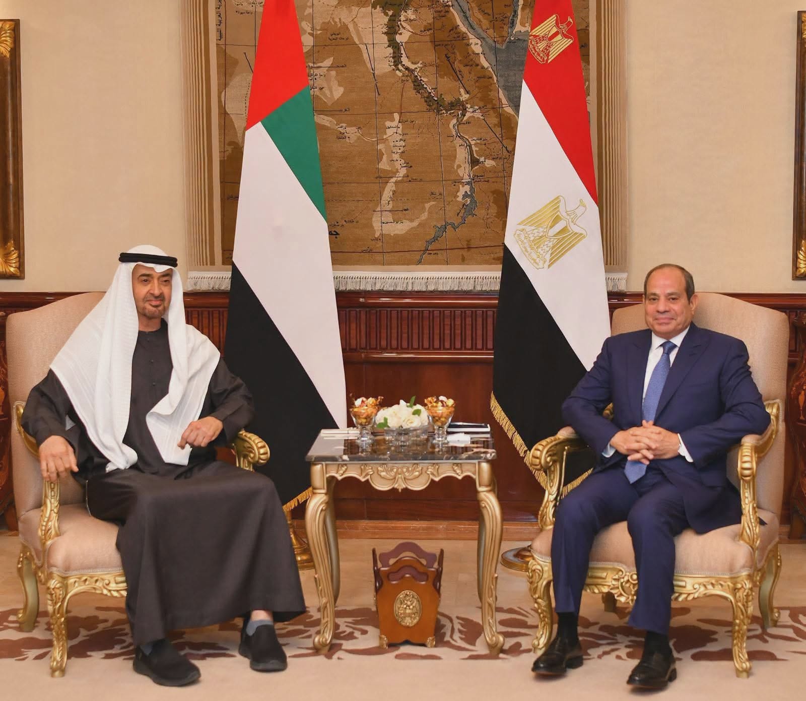 Al-Sisi, UAE’s Mohammed bin Zayed welcome Iran ceasefire, Hormuz reopening