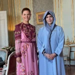 Crown Princess of Sweden meets with Latifa bint Mohammed in Stockholm