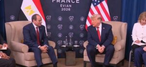 Egypt’s Al-Sisi, Trump Discuss Gaza Ceasefire, Nile Dispute on G7 Sidelines