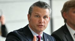 Hegseth attacks Europe over migration with beach ‘invasion’ D-Day speech