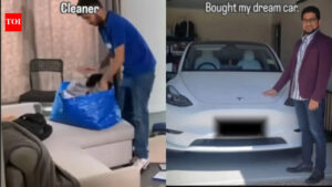 From working as a cleaner to buying a Tesla and a million-dollar home: Indian-origin man’s journey has the internet in tears