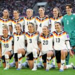 Schuller celebrating as Germany qualify