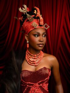 Crown Your Edo Trad in Regal Elegance With This Radiant Bridal Look