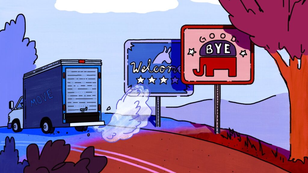 The red state, blue state divide is real. But it’s driven by more than just politics