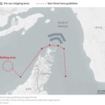 Iranian drones attack Bahrain and a ship is struck in the strait after US airstrikes on Iran