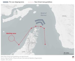 Iranian drones attack Bahrain and a ship is struck in the strait after US airstrikes on Iran
