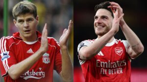 The new Steven Gerrard? How Liverpool legend inspired Declan Rice to become the ultimate midfielder for Arsenal & England
