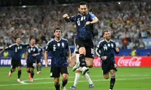 Messi scores again as Argentina beat Jordan, head into FIFA World Cup last 32 on a high