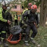 Russia strikes an apartment block in Ukraine’s Kharkiv city, killing 1